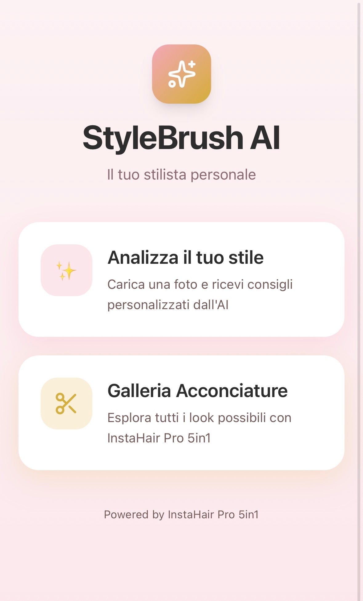InstaHair Pro 5 in 1 + App StyleBrush AI Pro in OMAGGIO 🎁